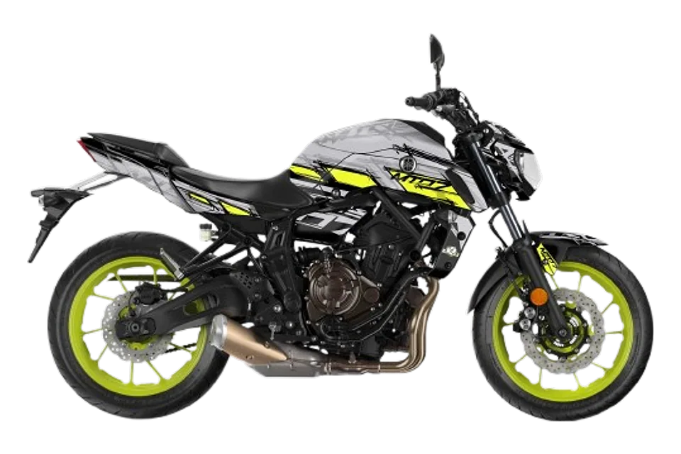 طقم ملصقات YELLOW SET لدراجة Yamaha MT-07