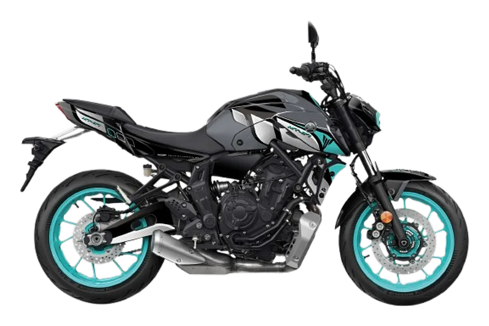 طقم ملصقات BIRTHDAY لدراجة Yamaha MT-07