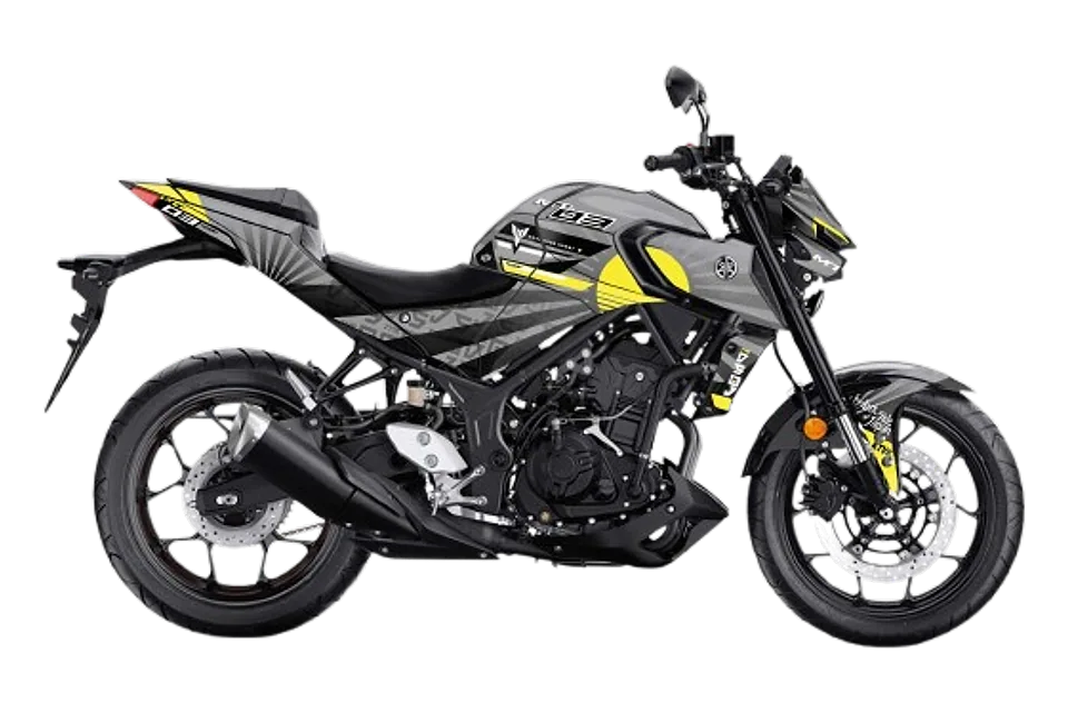 طقم ملصقات DARKSIDE لدراجة Yamaha MT-03