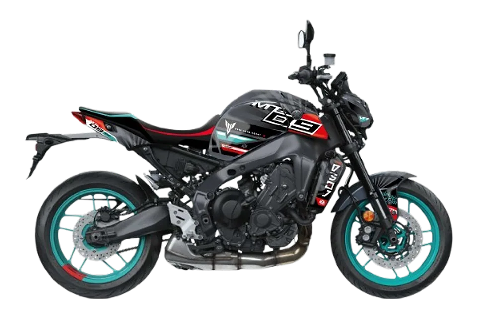 طقم ملصقات DARKSIDE لدراجة Yamaha MT-09
