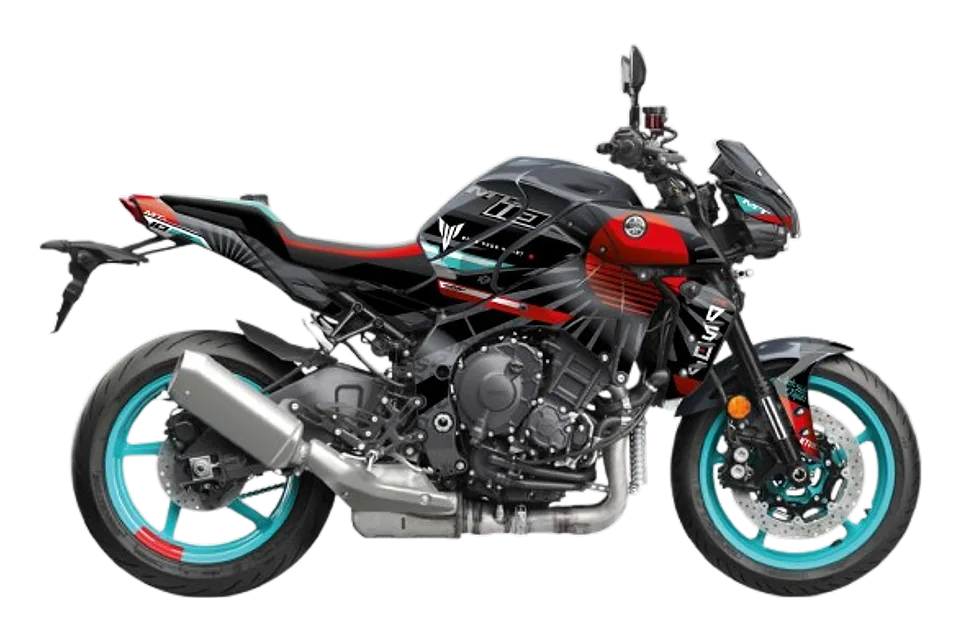 طقم ملصقات DARKSIDE لدراجة Yamaha MT-10