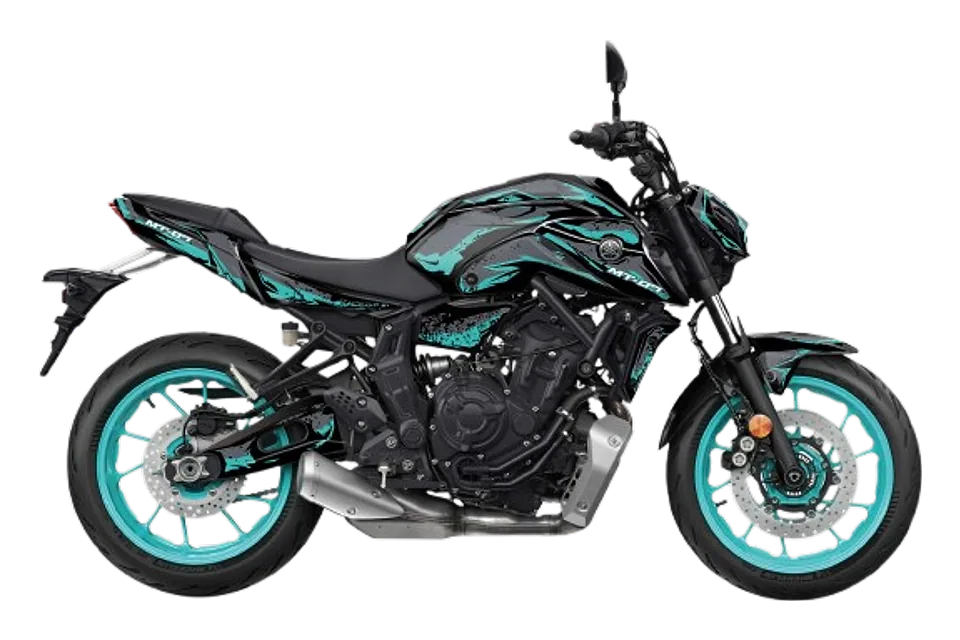 طقم ملصقات GREETZ لدراجة Yamaha MT-07