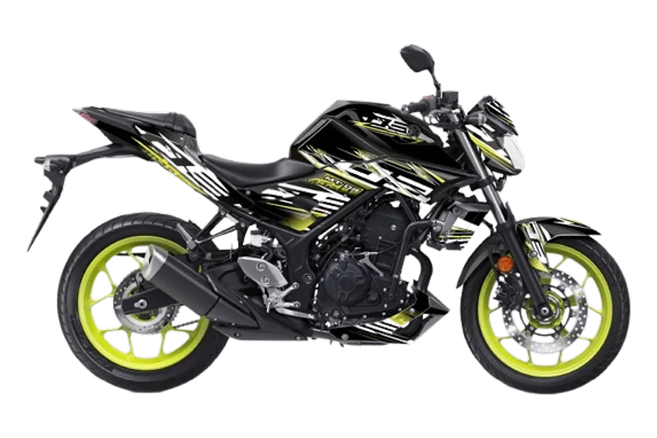طقم ملصقات MISSION لدراجة Yamaha MT-03