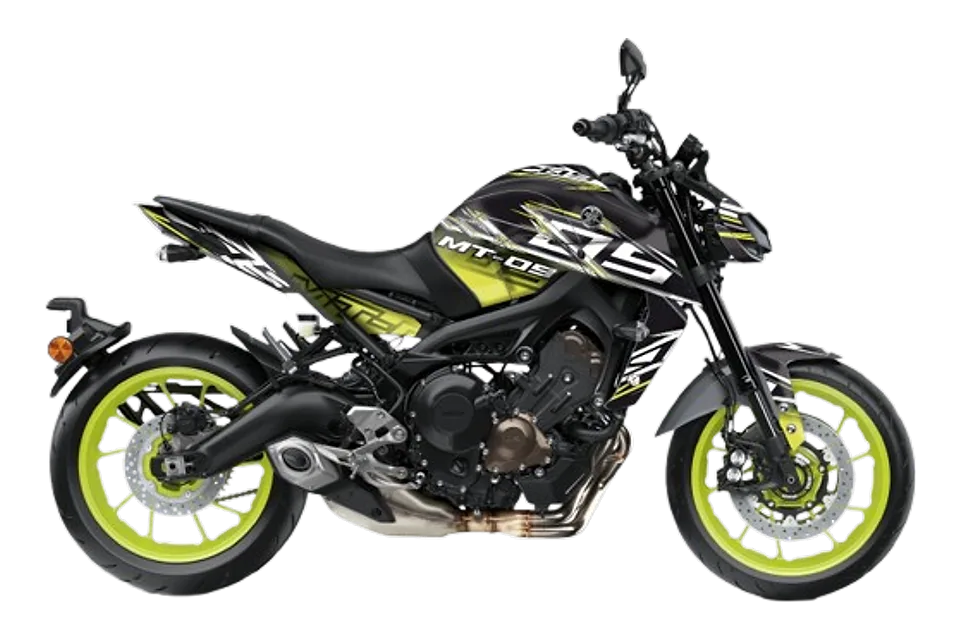 طقم ملصقات MISSION لدراجة Yamaha MT-09