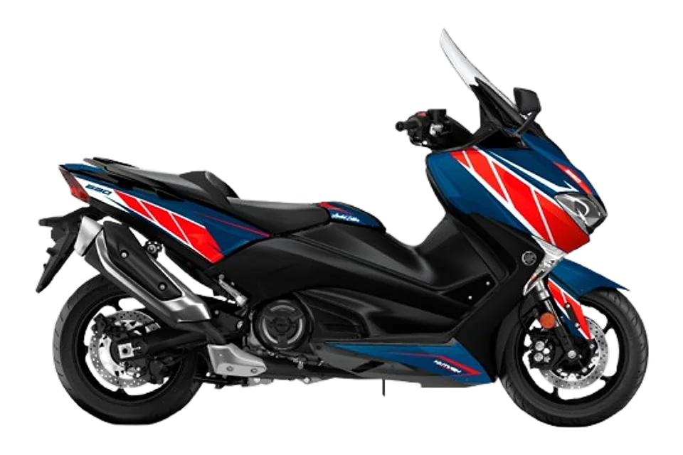 طقم ملصقات REPLICA لدراجة Yamaha TMAX 530