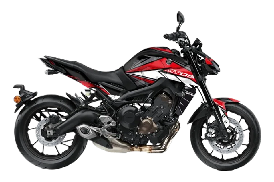 طقم ملصقات STEEL لدراجة Yamaha MT-09
