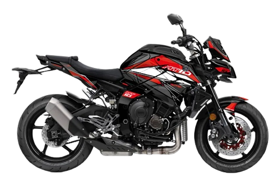 طقم ملصقات STEEL لدراجة Yamaha MT-10