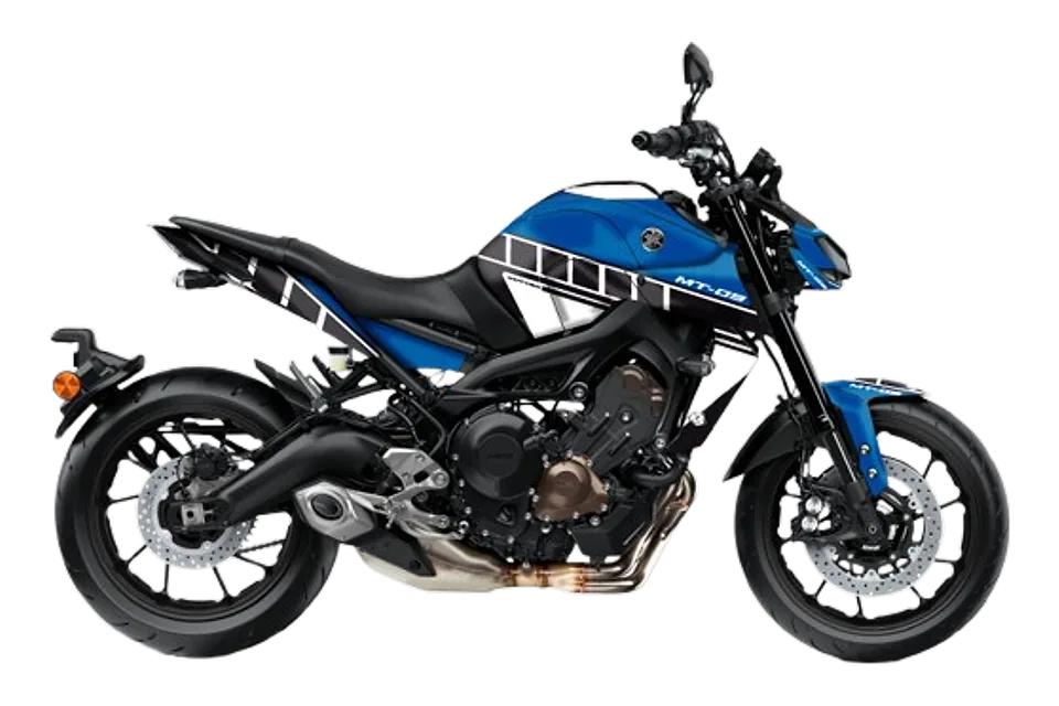 طقم ملصقات VINTAGE لدراجة Yamaha MT-09