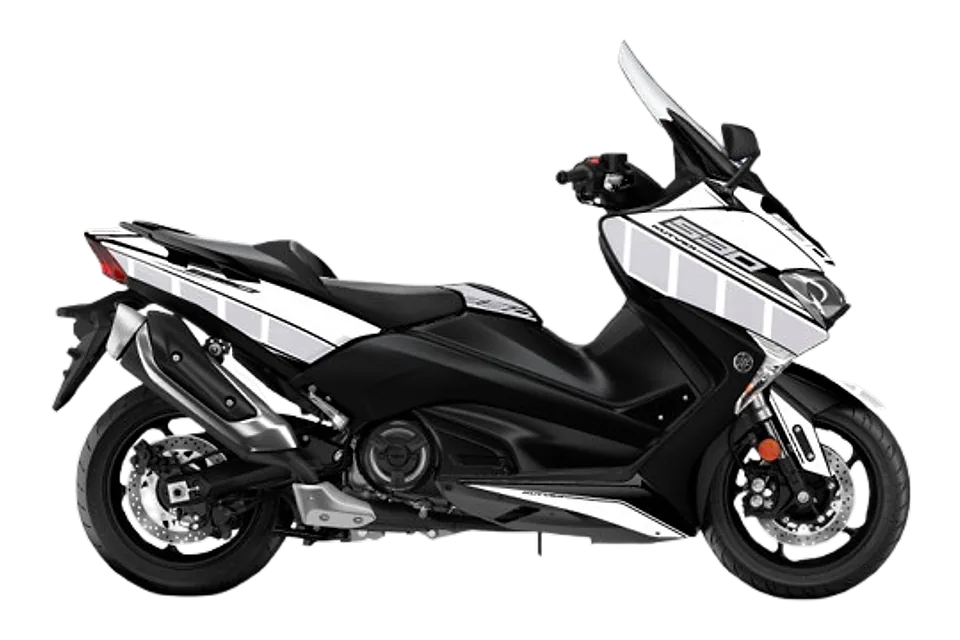 طقم ملصقات VINTAGE لدراجة Yamaha TMAX 530